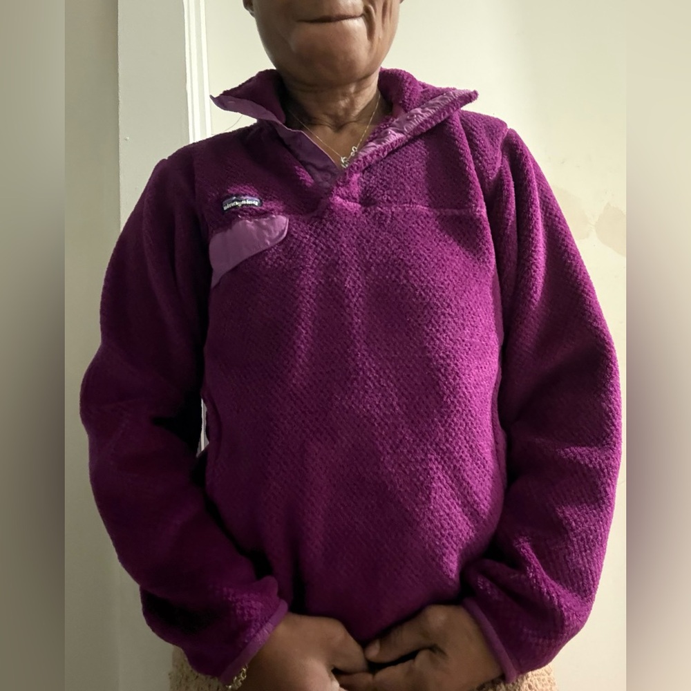 Patagonia Purple Fleece Jacket for Outdoor Adventures